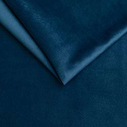 MASTERS OF COVERS Snug Fit Classic Velvet Klippan Loveseat Slipcover for The IKEA 2 Seater Klippan Loveseat Sofa Cover Replacement (Blue, Velvet) - color: Velvet Blue, size: Velvet