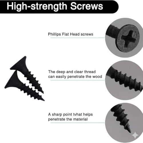 6pcs Flat Mending Plate, 3.11x1.57 Inch(80x40mm), Metal Bracket with Holes, Metal Plates for Wooden Furniture, Flat Brackets for Wood, with Screws, Black - size: 3.15"x1.57'
