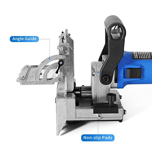 DJ710 Dual Spindle Dowel Jointer,Wood Dowels Joiner,with two 8mm and 6mm bits,Wooden Dowel Pins 80pcs,Biscuit Joiner