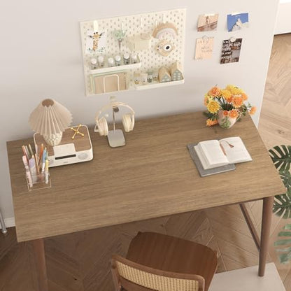 JSEVEM 16"×118" Wood Contact Paper Brown Peel and Stick Wallpaper Waterproof Removable Self-Adhesive Vinyl Wrap for Countertops Cabinet Kitchen Bedroom Air Guide Design - color: Brown, size: 16" x 118"