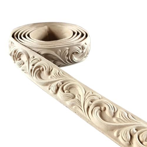 WoodUBend Pack of Two Trims TR700 208x3.5cm Heat Bendable & Flexible Wood Trims - DIY Craft, Furniture & Home Decor - Easy to Apply & Paint - Versatile, Reusable & Durable - size: Pack of 2 (208x3.5cm)