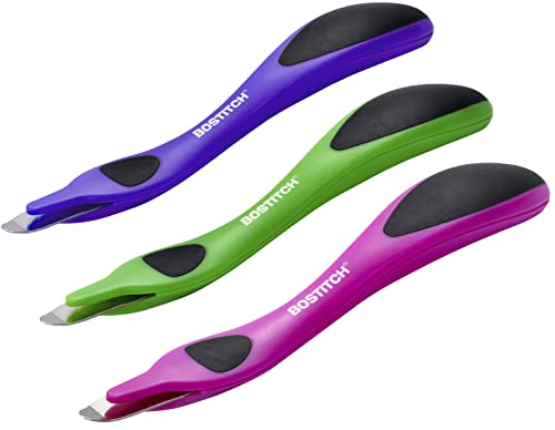 Bostitch Professional Magnetic Easy Staple Remover, Neon Colors, 3 Pack - color: Neon Colors