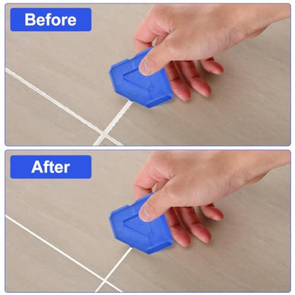 Caulking Tool 3 in 1, Silicone Caulk & Grout Remover Tool
