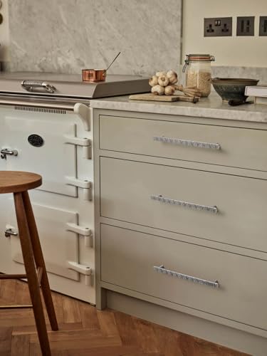Goo-Ki 7-1/2 Inch（192mm Hole Centers Luxurious & Sturdy Zinc Alloy Cabinet Handls,Satin Nickel Cabinet Pulls for Kitchen,Drawer,Cupboard & Wardrobe,6 Pack - color: Satin Nickel, size: 7.6 inch (192 mm) Hole Centers, style: Pulls With No Backplate