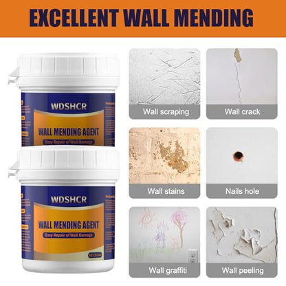 Drywall Repair Kit Drywall Hole Repair Patch Kits Wall Spackle Repair Paste with 8.5OZ White Wall Repair Putty with Scraper, Wall Surface Hole Fill Quick and Easy Solution (3Pack) - color: 3Pack