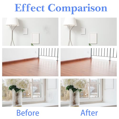 10 Pcs Refillable Paint Touch Up Pen Set Empty Refillable Paint Brush Reusable Wall Touchup Pen Multi-Surface Repair Tool Brushes for Home Furniture Wood Cabinets Windows DIY Crafts Projects Supplies