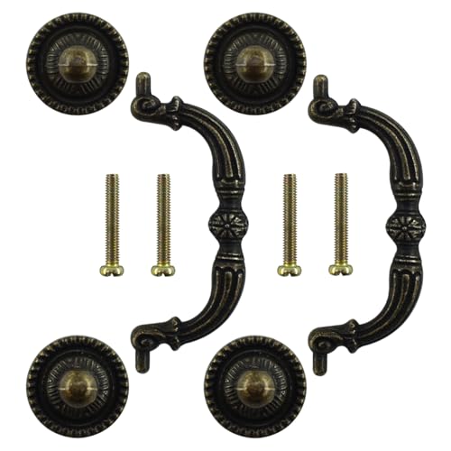 BDS-HOME 2pack 3" Bronze Vintage Pulls Handles