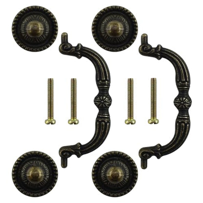 BDS-HOME 2pack 3" Bronze Vintage Pulls Handles