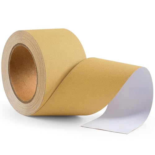 PSA Longboard Sandpaper 180 Grit Sandpaper Roll 20 Yard x 2-3/4” Wide Self Adhesive Stickyback Sandpaper for Woodworking,Automotive,Sanding Blocks - style: 180Grit