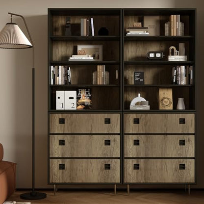 BOMENG Extra Wide Brown Wood Contact Paper Peel and Stick Wallpaper 24"x197" Self Adhesive Rustic Matte Wood Look Wallpaper Waterproof Wood Grain Vinyl Wrap Removable Walls Shelf Drawer Desk - color: Brown, size: 24" x 197"