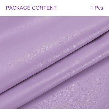 DMiotech 1 Pack 14 Inch x 53 Inch Faux Leather Sheet Furniture Cover Napa Skin Light Purple PU Leather Roll for Handmade DIY Craft Projects - color: Light Purple