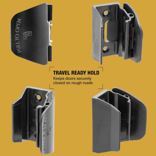 Mirrored Door Latch RV Sliding Wardrobe Doors (Pair)