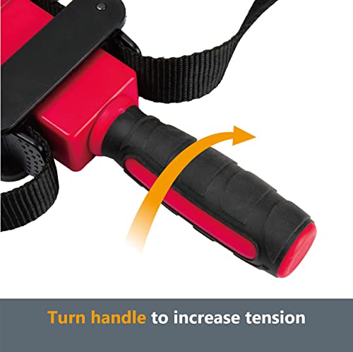POWERTEC 2PK Strap Clamps for Woodworking – Quick Release Band Clamps with Ergonomic Handle, Adjustable Picture Frame Clamp, 13 ft Strap Belt Clamps for Cabinets and Drawers (71122-P2) - style: 2 Pack
