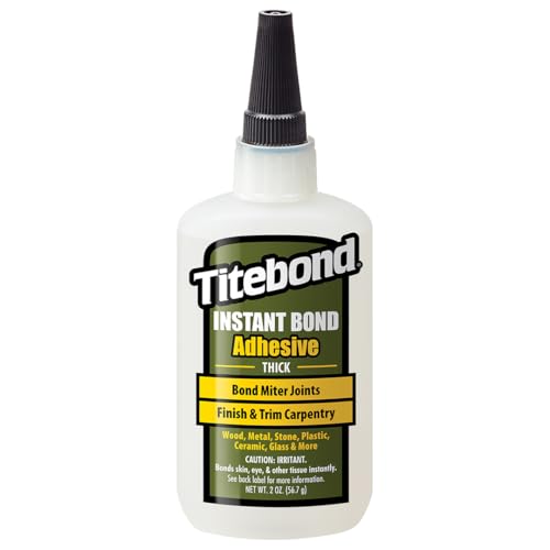 Titebond Instant Bond Wood Adhesive Thick, 2 oz. - size: 2 oz., style: Thick, 2 oz.