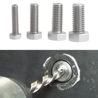 4pcs Broken Snapped Stud Drill Guide Kit Stainless Steel M6 M8 M10 M12 for Repairing Broken Studs