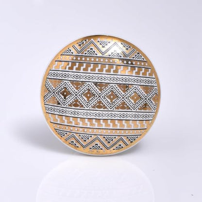 Indian Shelf 6 Pieces Cabinet Knobs for Dresser Drawer (Gold) - color: Gold, size: 6 Knobs