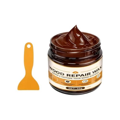 Wood Filler Repair Wax - Hardwood Floor Restorer, Furniture Scratch Repair