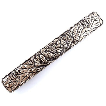 JETLAND Bridged Drawer Cabinet Pulls, 6-Pack Antique Brass 3" Hole Centers, Antique Peony Solid Cast, TG0115AB076 - color: Antique Brass, size: 3 Inch Hole Centers