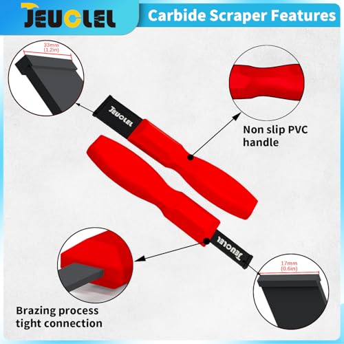2PCS 1/4" & 5/8" Super Gasket Scraper Tool, Carbide Scraper