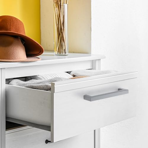 Ravinte Grey Square Cabinet Handles Drawer Pulls,5 Inch,5 Pack - color: Gray