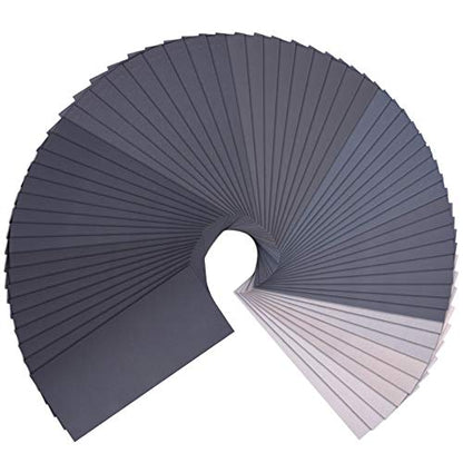 AUSTOR 63 Pcs Wet and Dry Sandpaper Assorted Abrasive Paper Sanding Sheets