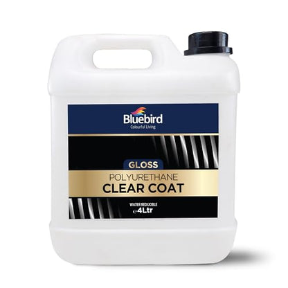 Bluebird Polyurethane Clear Coat for Furniture, Paintings, Water-Based Professional Varnish (Gloss, 135.2 Fl Oz) - color: Gloss, size: 135.2 Fl Oz