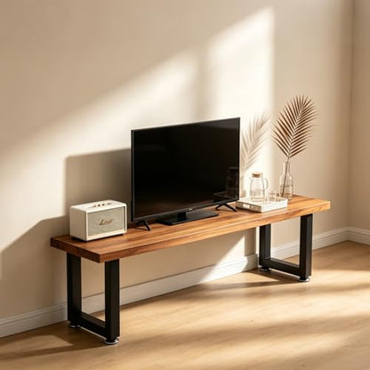 16" Metal Bench Legs Coffee Table Legs,16x11.8 Inch,Set of 2 - size: 16 '' U Shape
