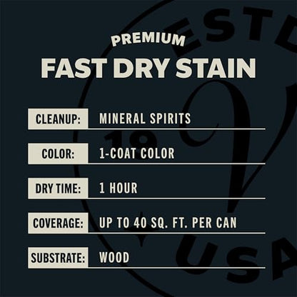 Varathane Premium Fast Dry Jet Black Wood Stain Spray - color: Jet Black, size: 10.25 Ounce (Pack of 1)