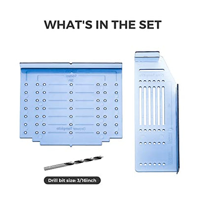Drill Mounting Template for Kitchen Cabinet Pulls Kitchen Handles,1 Pack - size: ‎Align Sizes: 3'' / 3.75'' / 5''