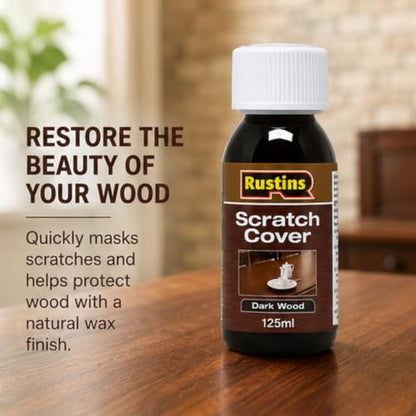 Rustins Scratch Cover Restore & Protect Dark Wood 125ml - color: Dark