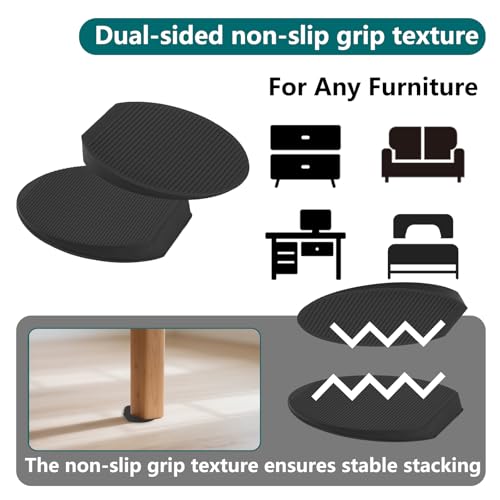 Jayen Rubber Shims, Furniture Levelers & Table Wedges, 20 Pack