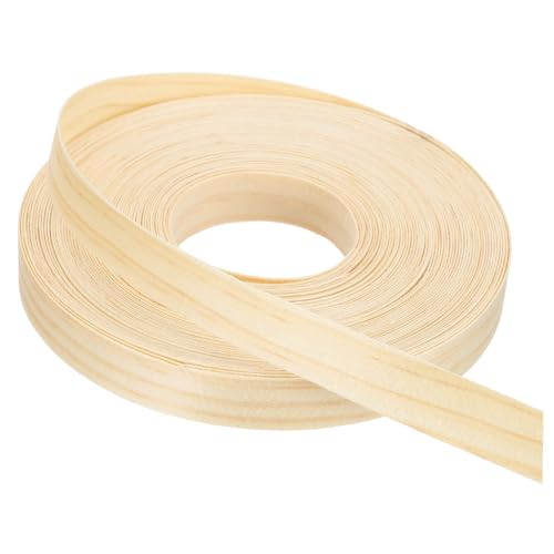 PATIKIL Pine Edge Banding, 9/16 Inch x 50 ft Wood Veneer Tape Pre-glued Flexible Plywood Edge Banding with Hot Melt Adhesive for Furniture Restoration - color: Pine, size: 9/16 Inch x 50 ft