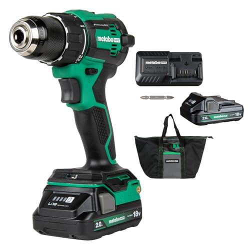 Metabo HPT 18V MultiVolt Cordless Brushless Driver Drill Kit, DS18DEX
