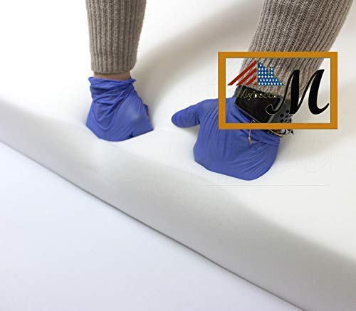 Mybecca 4" X 30" X 72" Upholstery Foam Cushion High Density (Seat Replacement, Upholstery Sheet, Foam Padding) - color: High Density, style: 4 Inch X 30 Inch X 72 Inch