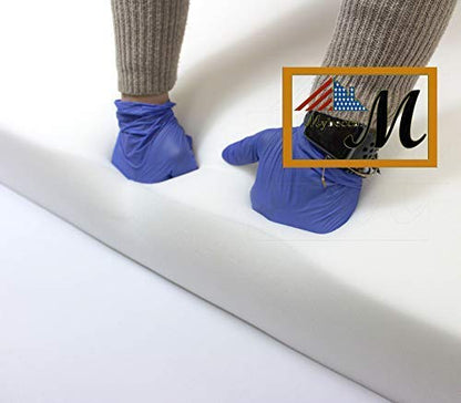 Mybecca 4" X 30" X 72" Upholstery Foam Cushion High Density (Seat Replacement, Upholstery Sheet, Foam Padding) - color: High Density, style: 4 Inch X 30 Inch X 72 Inch