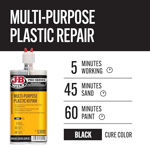 J-B Weld Multi-Purpose Plastic Repair - 200ml - 2 Mixers Included