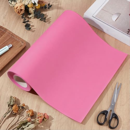 23x13 Inch PU Leather Fabric Sheets 1.5mm Thick Synthetic Square Leather Pieces Tooling for Arts Crafts Tooling Belt Sewing Wallet Earring Engraving DIY Hobby Upholstery Pink - color: Hot Pink