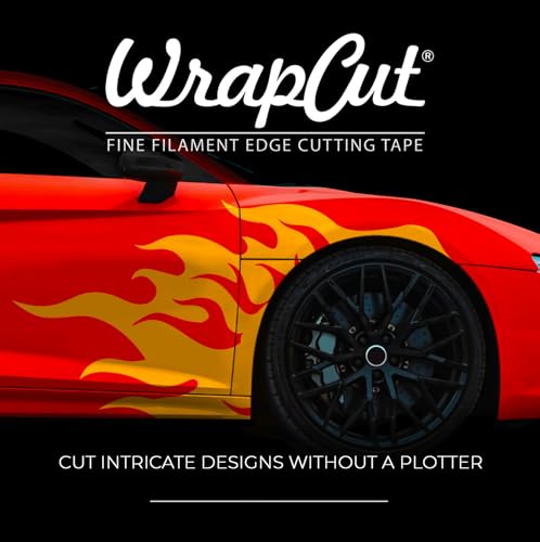 VViViD Wrap Cut 32ft (10M) Vinyl Wrap Edge Cutting Detailer Tape (2 Rolls + Squeegee) - size: 2 rolls + Squeegee