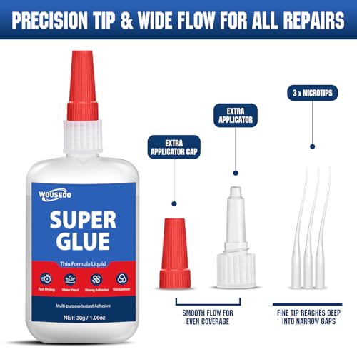 Super Glue Liquid 30g, Fast Bonding Instant All Purpose Crazy Glue - size: Thin Ca Glue