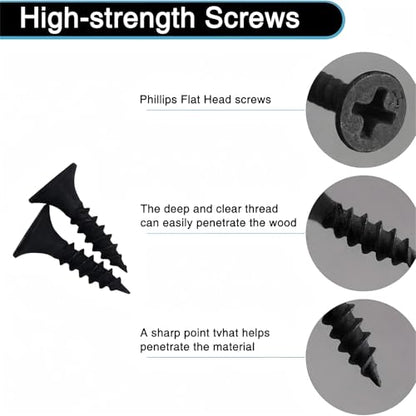 4pcs Flat Mending Plate 2x3.94''/50x100mm Metal Plates with Screws Flat Brackets for Wood Metal Bracket for Wooden Furniture Black - size: 3.94"x1.97'