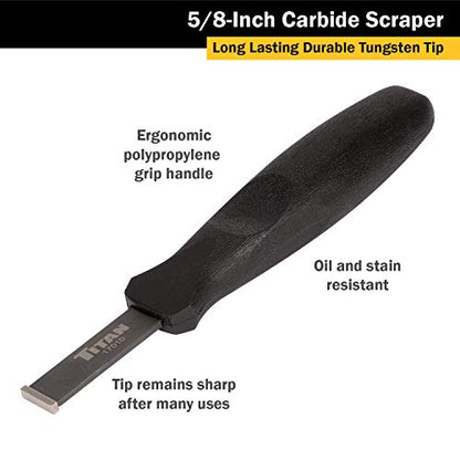 Titan 17010 5/8-Inch Carbide Scraper - style: 5/8-Inch