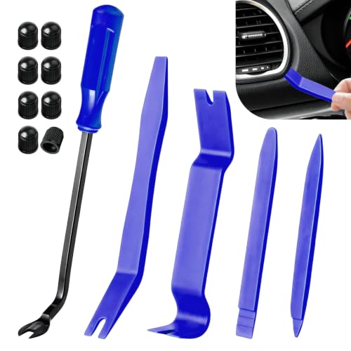 Auto Trim Removal Tool, Auto Clip Fastener Remover Pry Tool, 13PCS - color: Blue