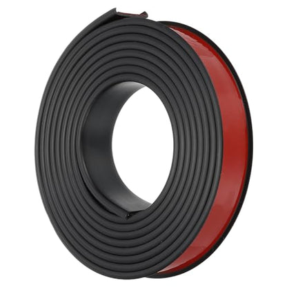 PATIKIL TPE U-Shape Edge Banding, 1 Inch x 9.8ft Self Adhesive Flexible Veneer Edging Trim Furniture Edge Protector for Shelf Cabinet Table Repair Restoration, Black - size: 9.8Ft x 0.98"