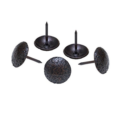 decotacks® Leather Upholstery Nails/Tacks 3/4" - 100 Pcs [Dark Antique Copper, French Natural] DX5918DAC-100
