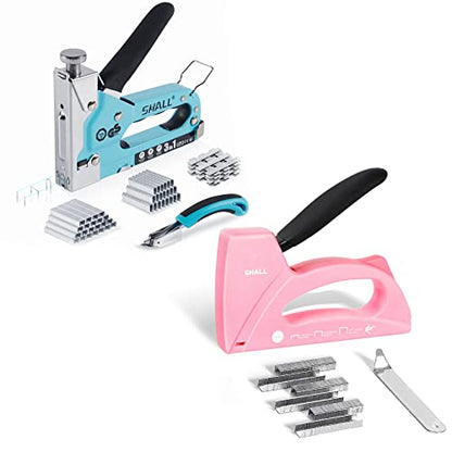 SHALL 3-in-1 Blue Staple Gun & Light Duty Staple Gun Combo
