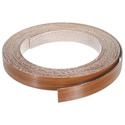 uxcell Edge Banding, 3/4 Inch x 24.61ft Pre-Glued Wood Veneer Edging Iron-on Flexible Edge Banding for Cabinet Repair Furniture Restoration, Birch - color: Birch, size: 3/4 Inch x 24.61ft