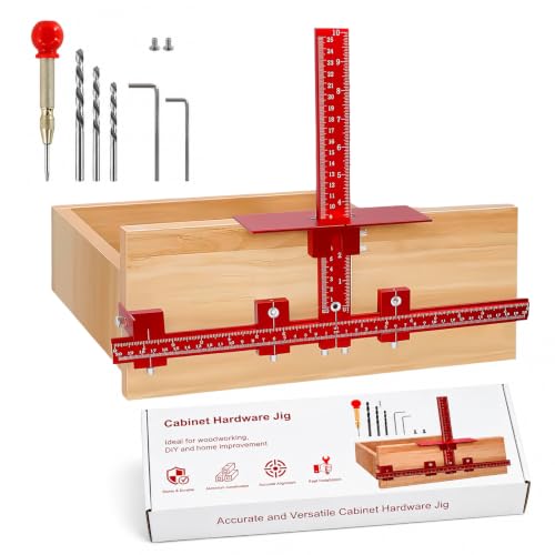 Aluminum Cabinet Hardware Jig Drill Template for Handles Pulls Knobs