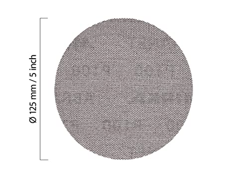 Mirka Abranet 5 Inch Assortment Mesh Sanding Discs, Hook and Loop, 10 Pack - size: Assortment
