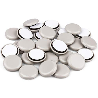 24PCS Furniture Sliders for Carpet & Hardwood Floors,1-1/2" Chair Sliders - size: 1 1/2 Inch Round