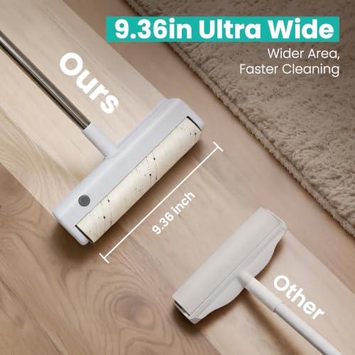 Extra Large Lint Roller for Pet Hair, Strong Sticky Rollers with 5 Refills